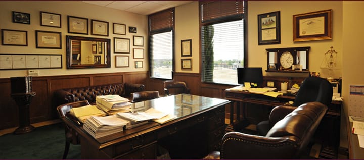 Professional law office interior