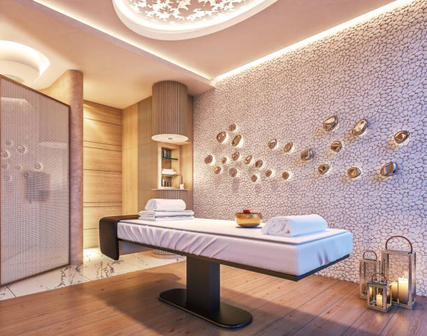 Luxury spa treatment room at Armin's Beauty Affair Spa in Halifax