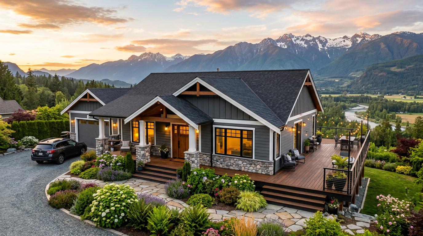 Beautiful renovated home in Chilliwack with mountain views