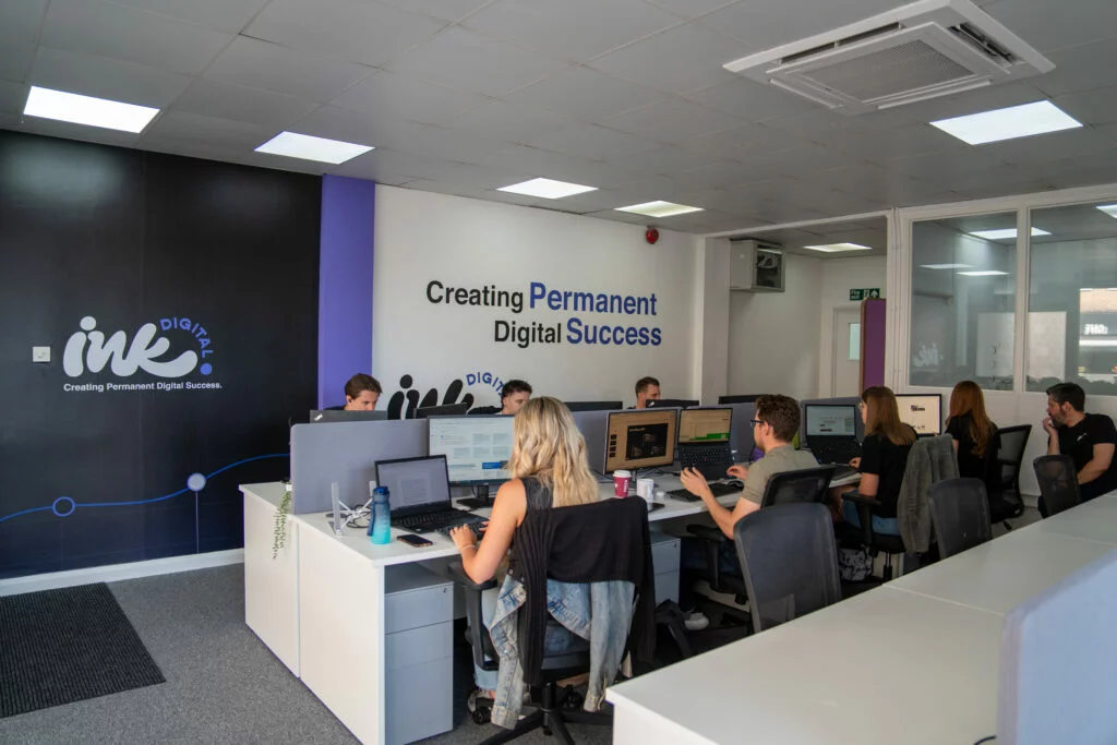 Bluetrain digital marketing team at work