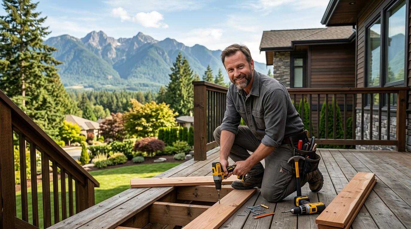 Chilliwack Handyman at work in Fraser Valley
