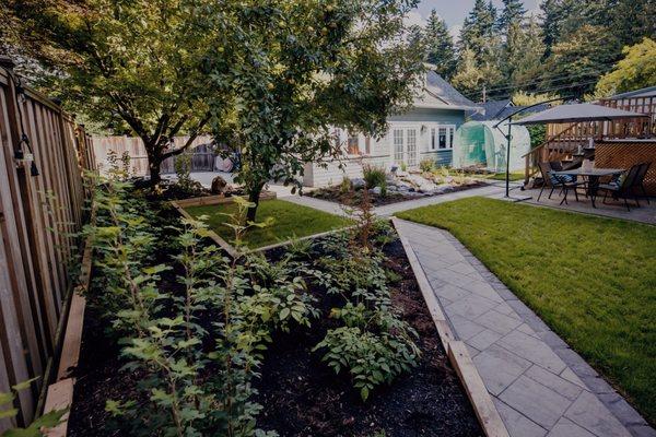 Beautiful landscaped garden in Chilliwack