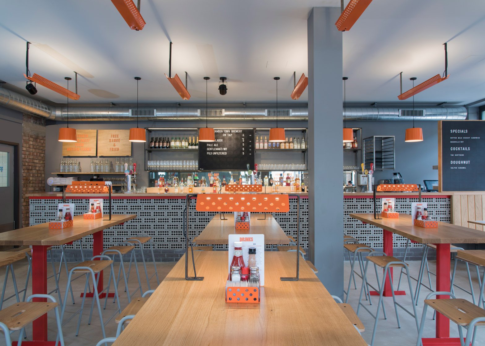 Downlow Chicken Shack restaurant interior