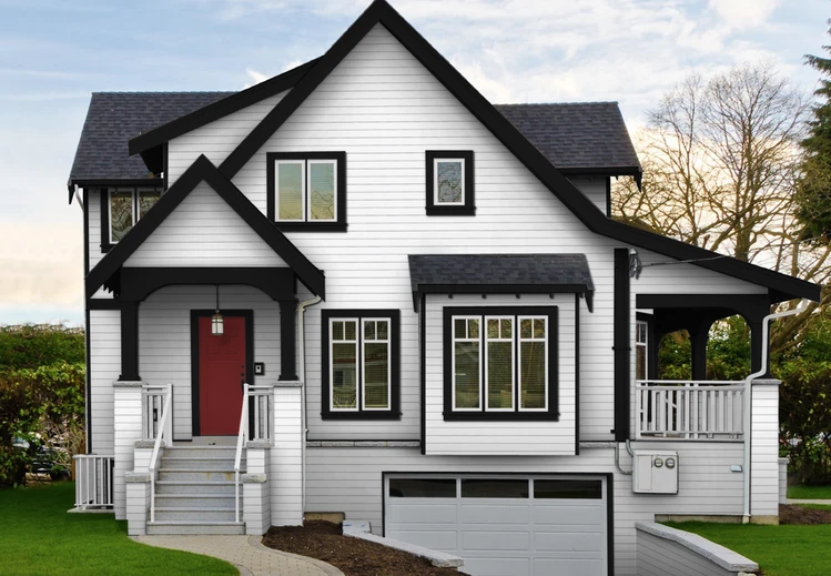 Beautifully renovated home exterior