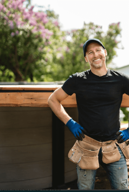 Professional handyman at work in Surrey BC
