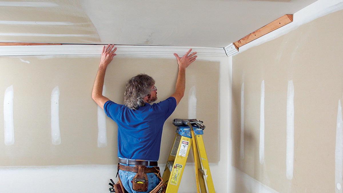 Crown moulding installation