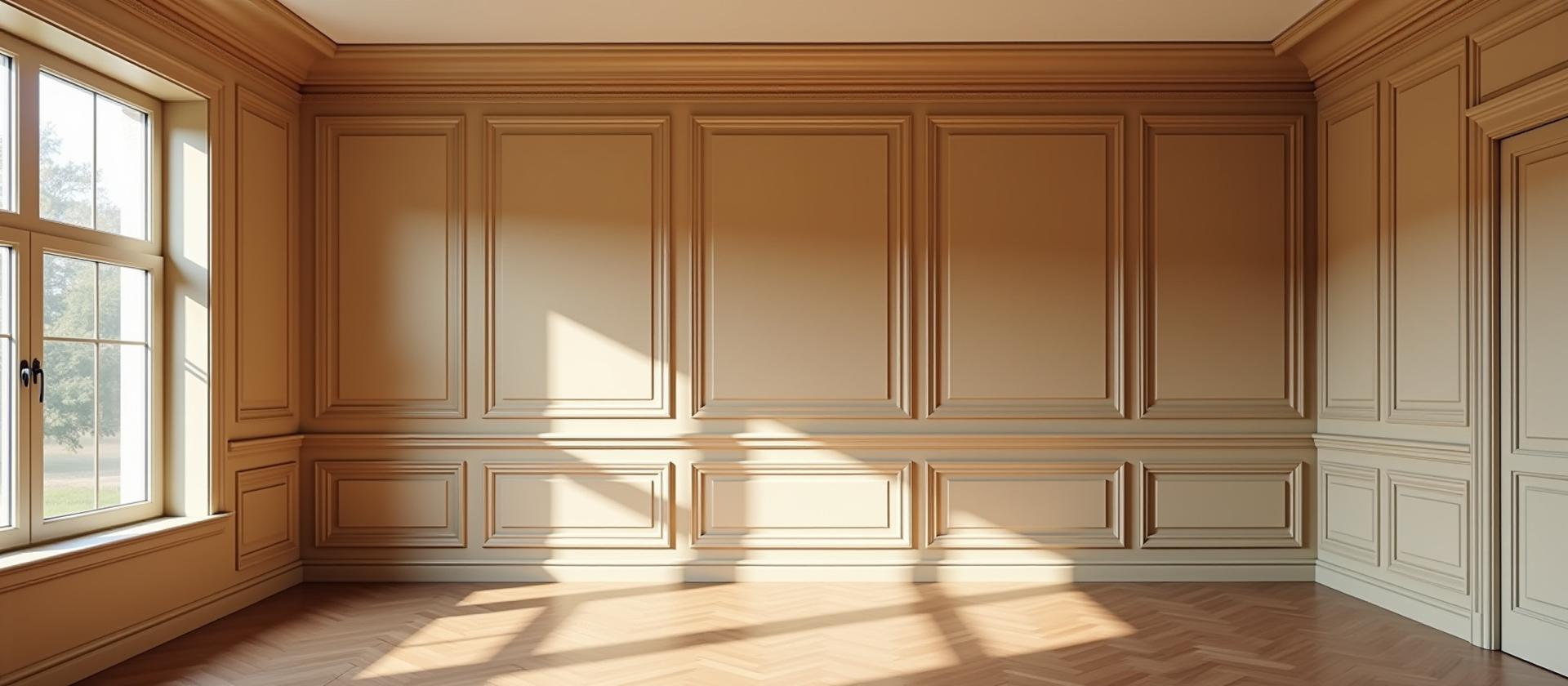 Custom wood paneling