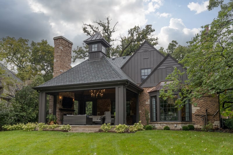 Beautiful renovated home exterior