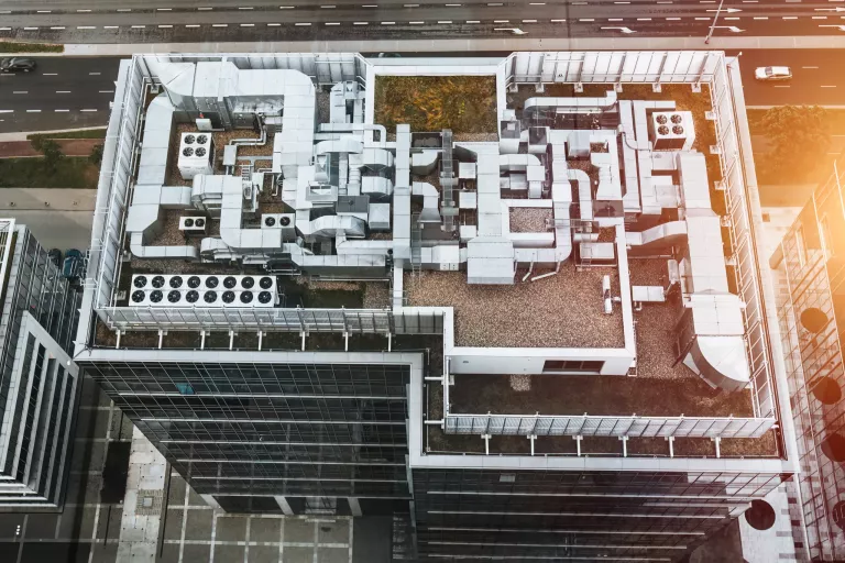 Rooftop commercial HVAC system