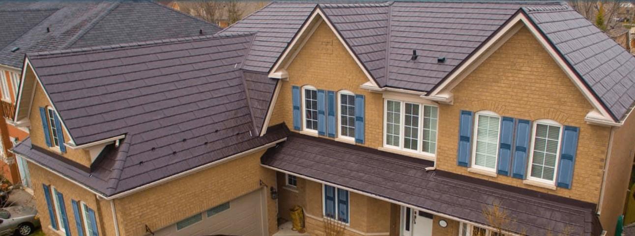 Completed roofing project