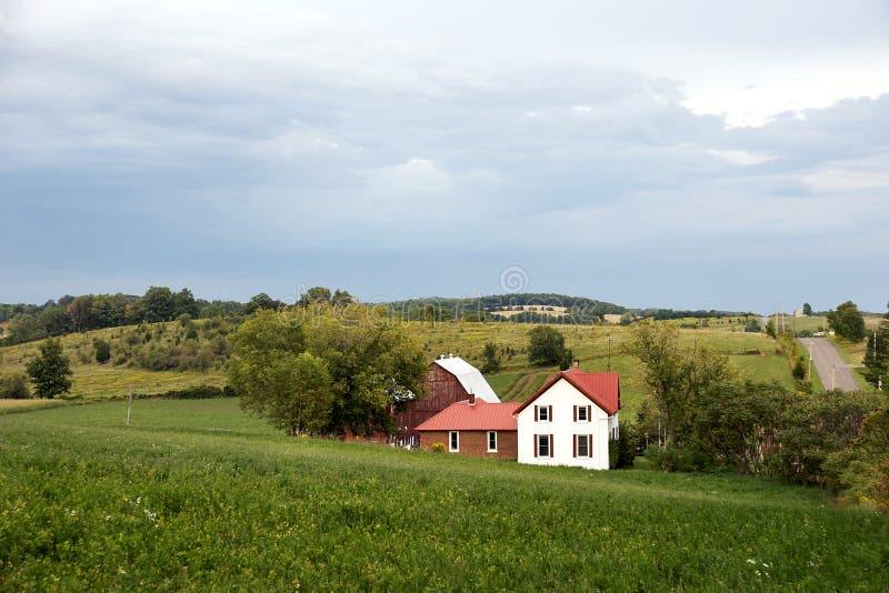 Rolling rural Ontario landscape