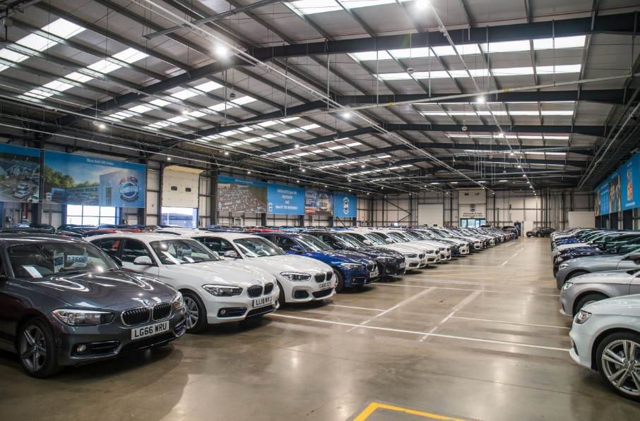 Car showroom interior