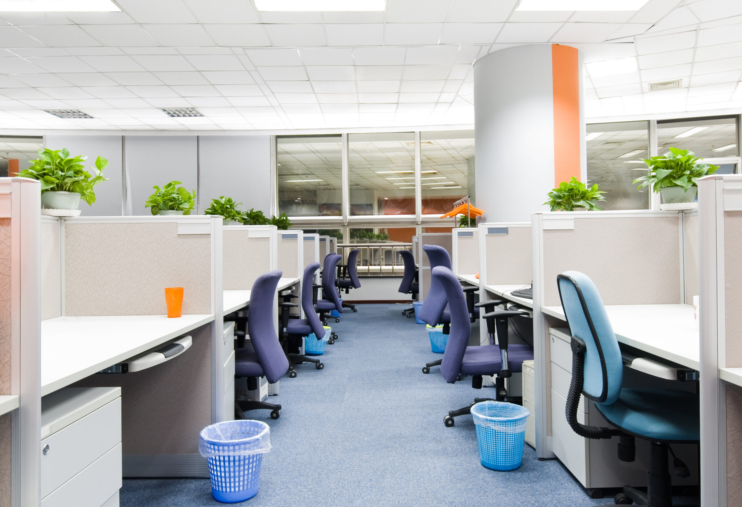 Clean office space