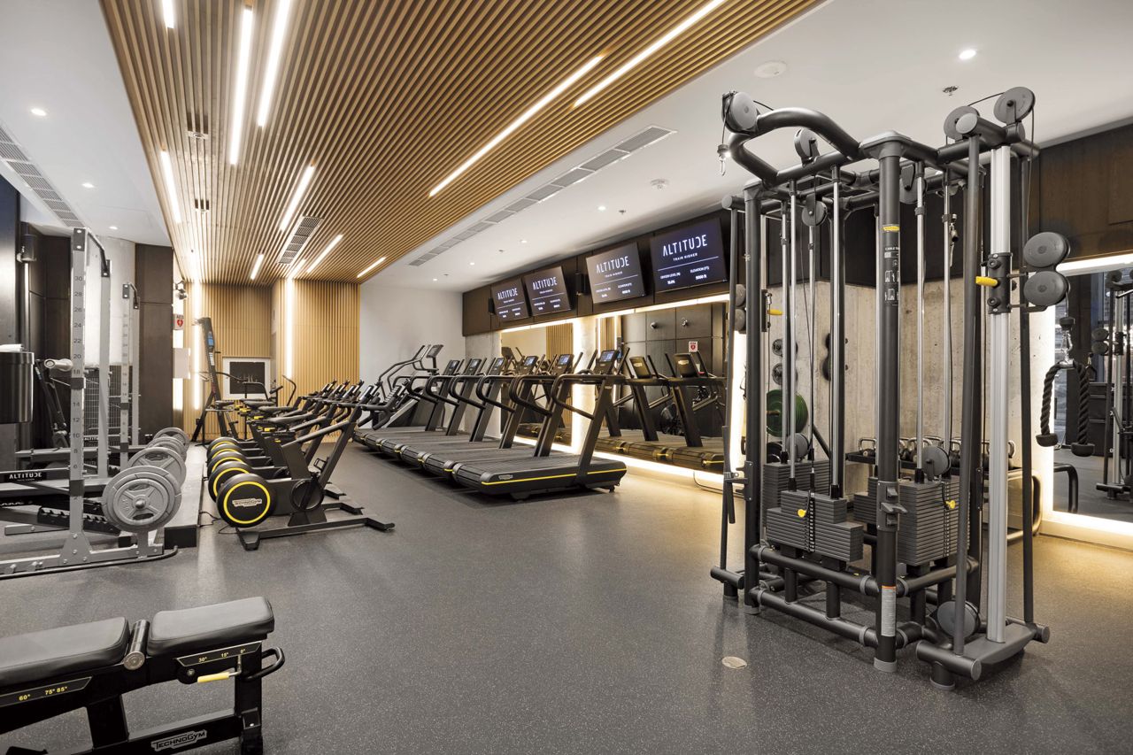 Quad Fit Inc boutique personal training studio interior in North York