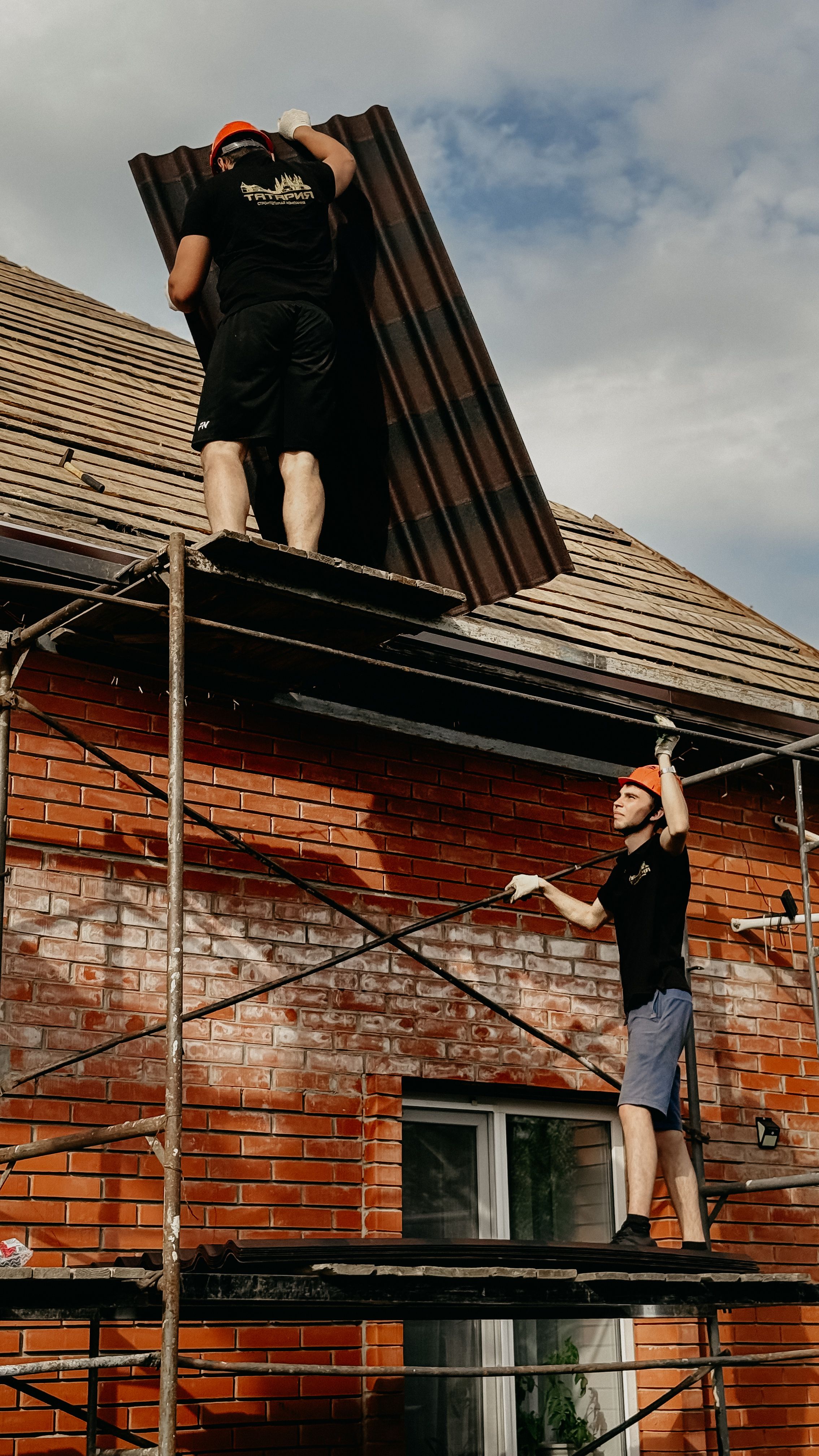 Roofing work by Shield Roofing & Exteriors