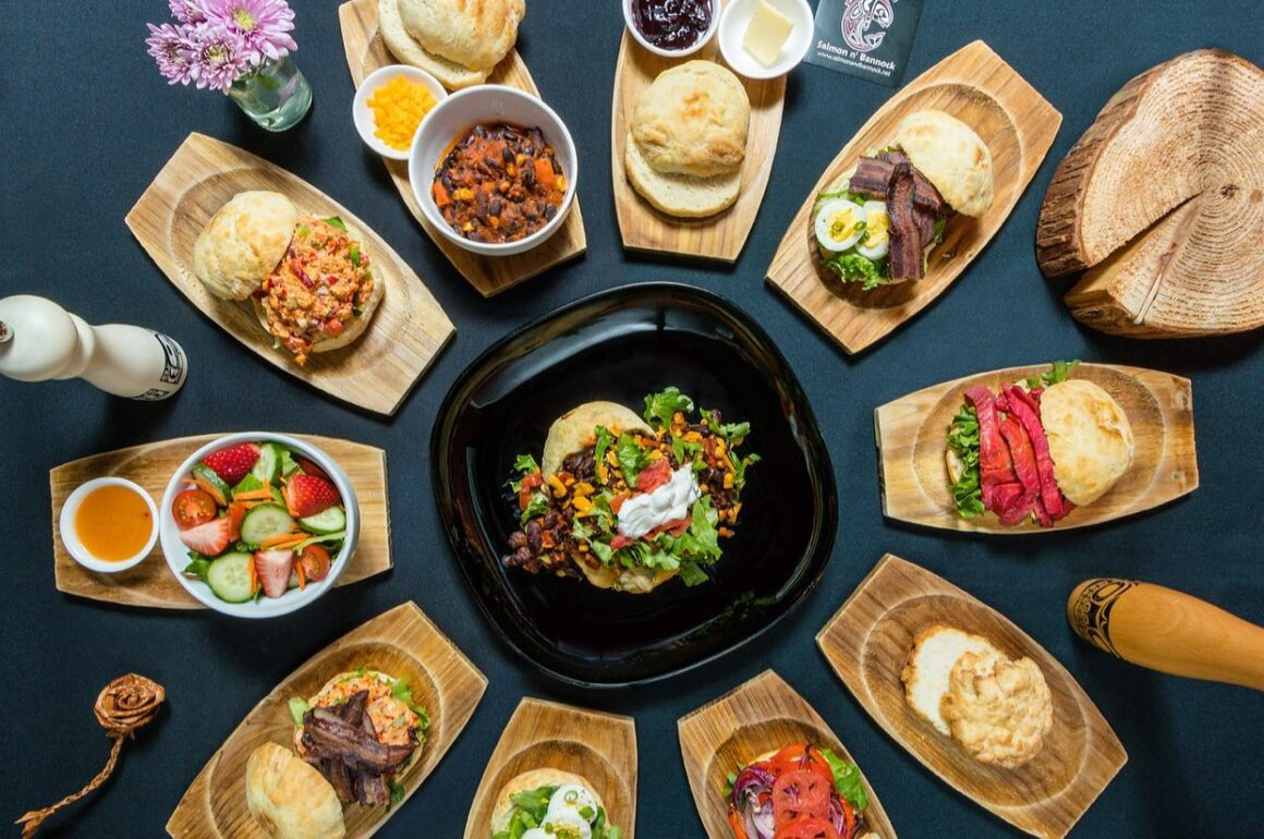 Indigenous cuisine spread