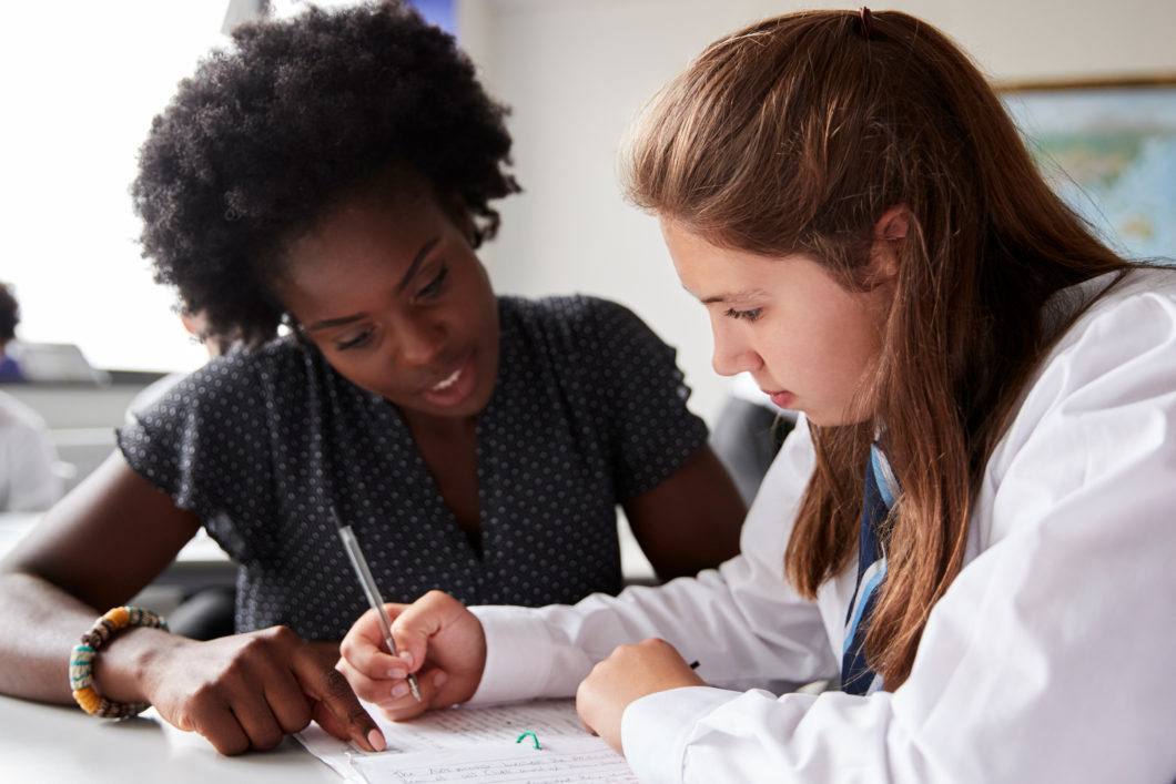One-on-one tutoring session