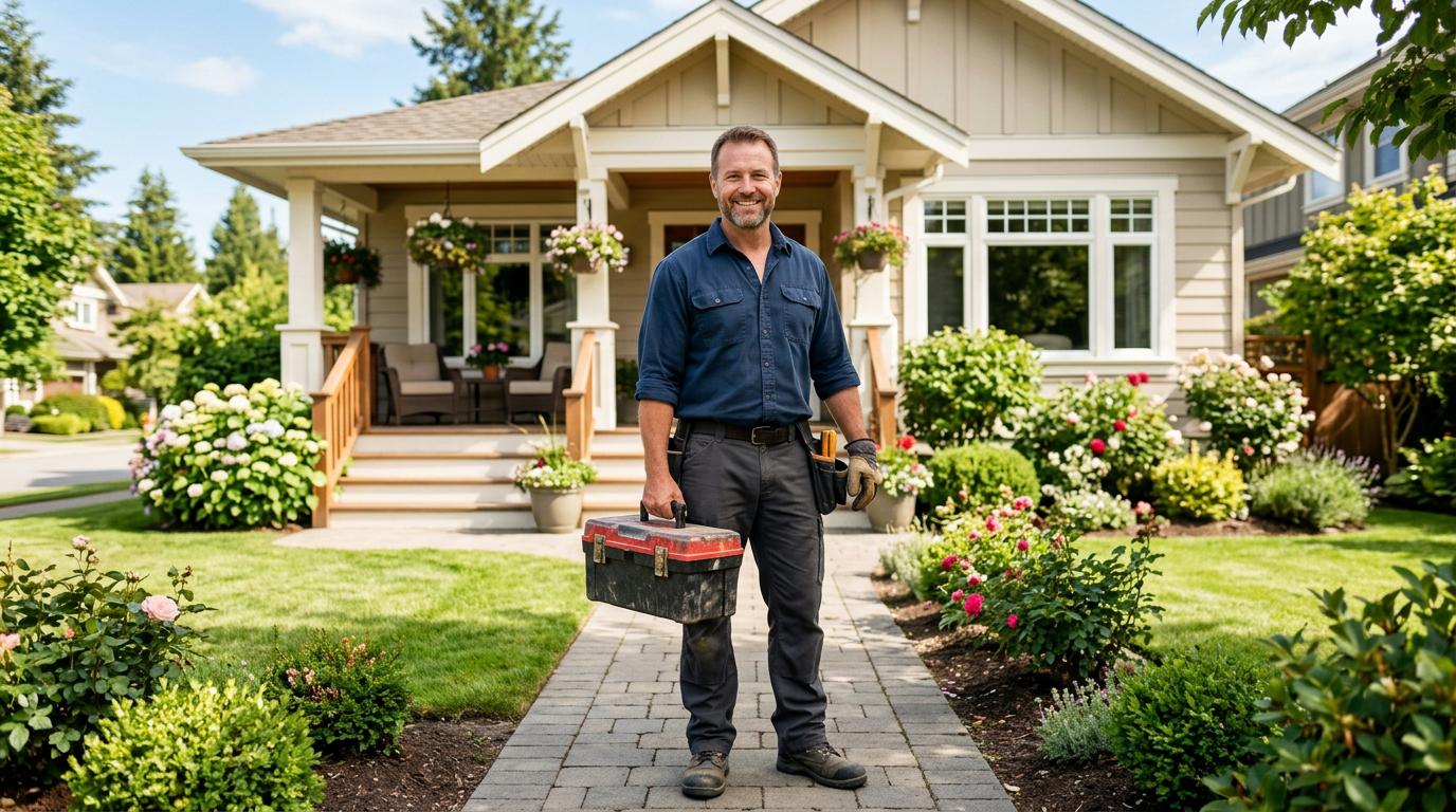 Friendly handyman at a Langley home